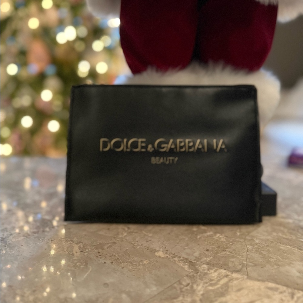 🖤✨NWT✨🖤Dolce & Gabbana Black Beauty Pouch with Box - Picture 5 of 8